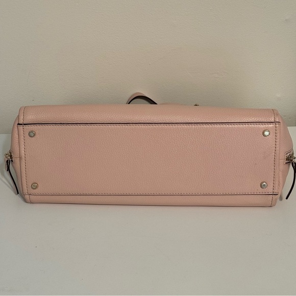 Kate Spade Andee Cobble Hill Leather Rose Smoke Satchel Bag - Picture 5 of 8